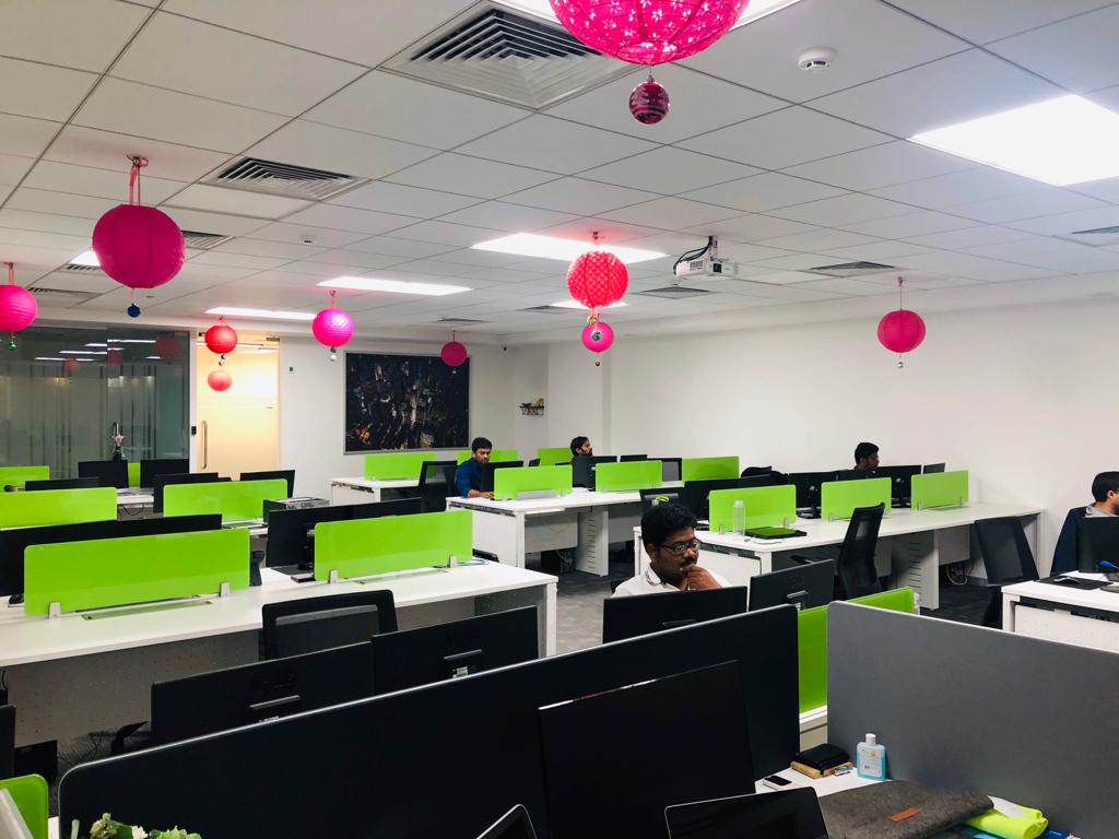 Commercial workspace interior project