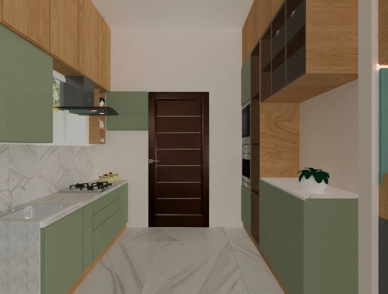 Kitchen workspace design