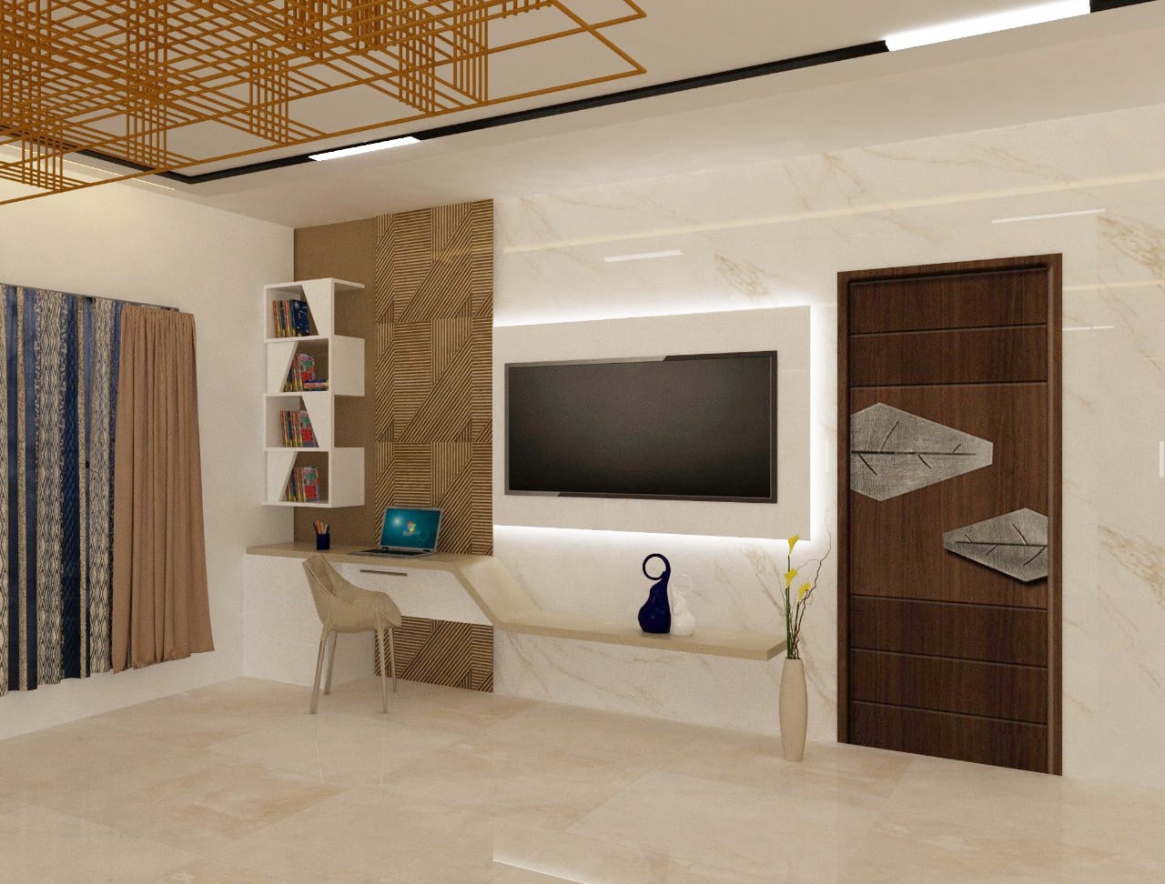 TV unit interior project