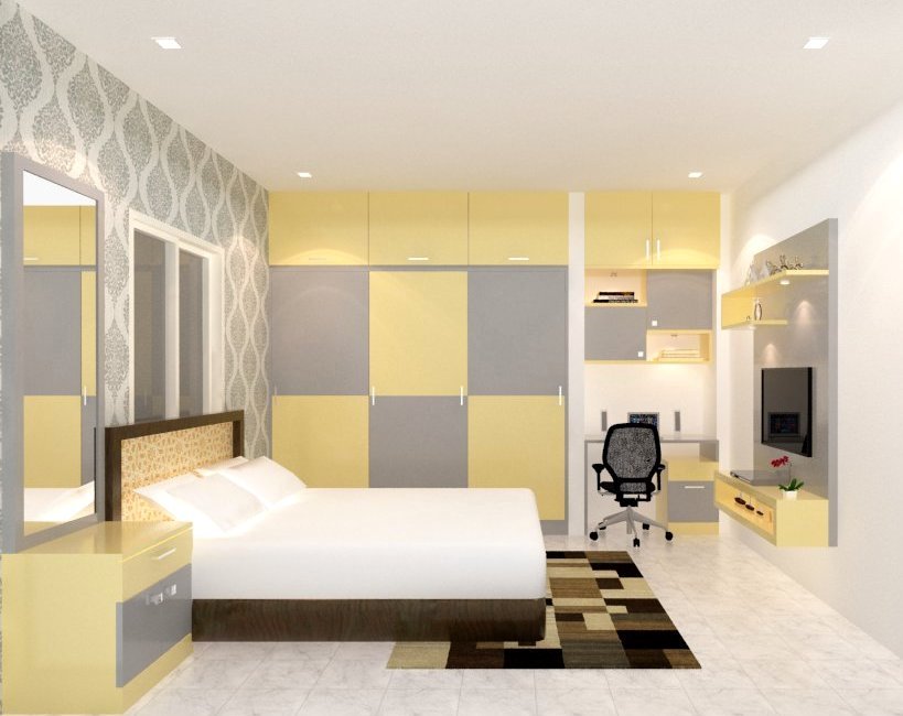 Wardrobe interior detail